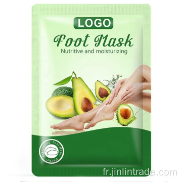 Masque de zeste de peste d&#39;avocat naturel lisse